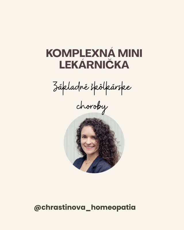 Domáca homeopatická mini lekárnička pre deti